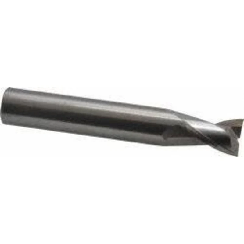 OSG 7/16, 9/16 LOC, 7/16 Shank Diam, 2-3/4 OAL, 2 Flute, Solid Carbide Square End Mill Single End, Uncoated, Spiral F...